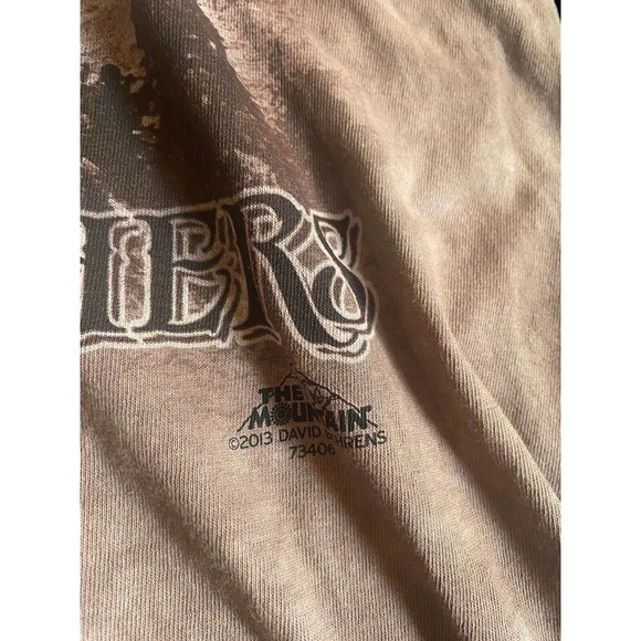 Founding Fathers Mt Rushmore Native American Indian The Mountain T-Shirt Large - Picture 3 of 5